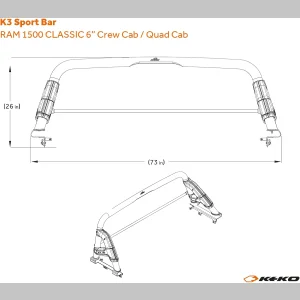 BARRA EMBELLECEDORA NEGRA K3 POER