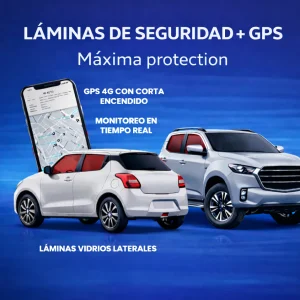 LÁMINAS VIDRIOS LATERALES + GPS