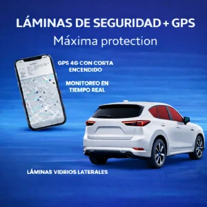 LÁMINAS VIDRIOS LATERALES + GPS HEV